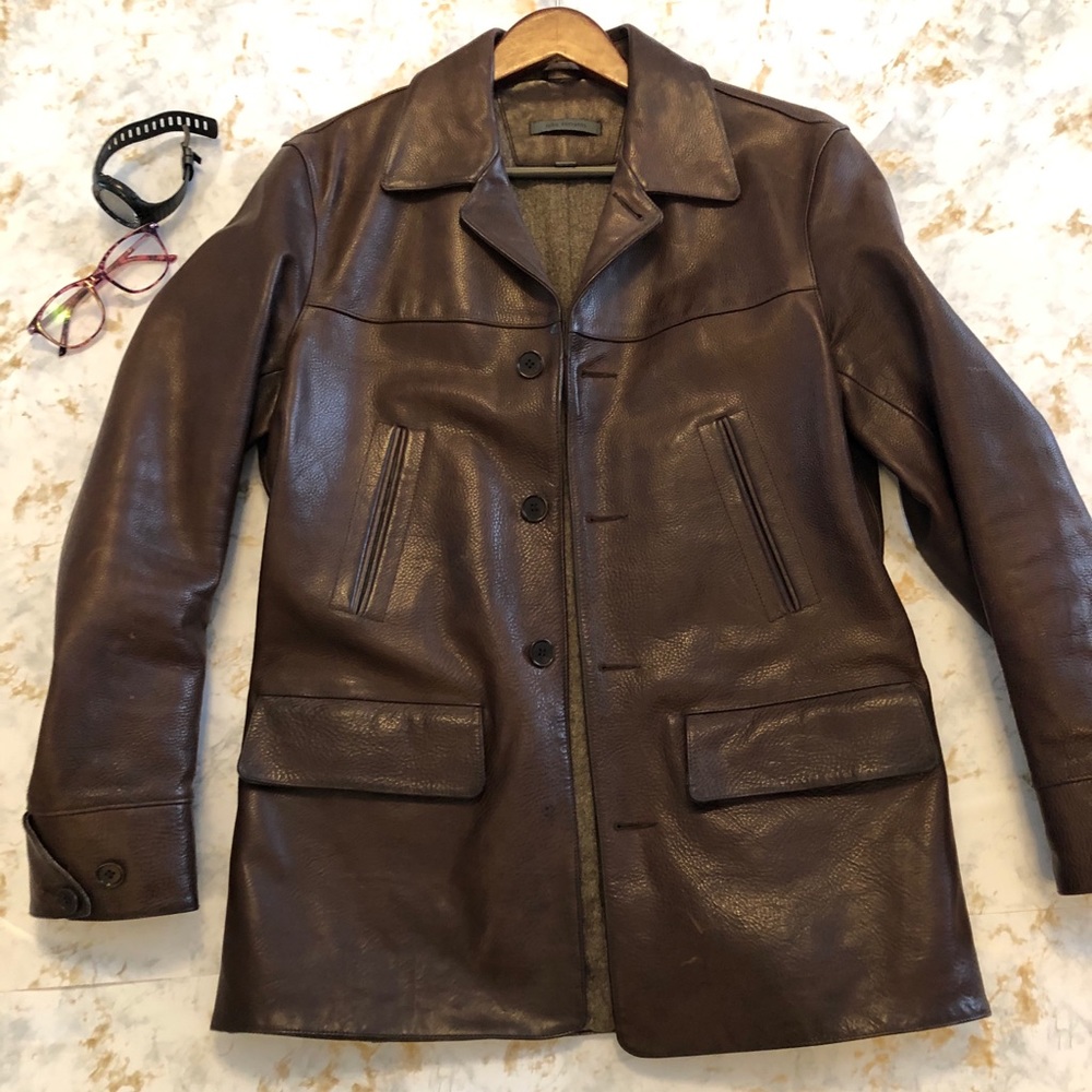 John Varvatos Calf Skin Men’s Jacket